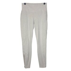 Athleta Delancy Textured Moto Tight Legging Gray Size Small